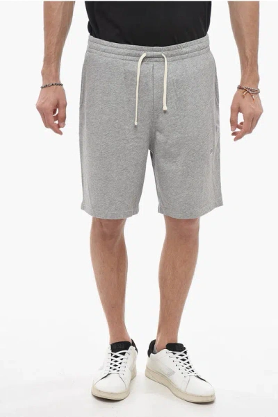 Polo Ralph Lauren Solid Color Sweat Shorts With 3 Pockets In Gray