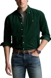 Polo Ralph Lauren Polo Pony-embroidered Shirt In Vintage Pine