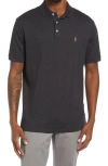 Polo Ralph Lauren Solid Cotton Jersey Polo In Black