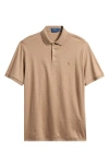 Polo Ralph Lauren Solid Cotton Jersey Polo In Brown