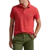 Polo Ralph Lauren Classic Fit Mesh Polo Shirt In Post Red