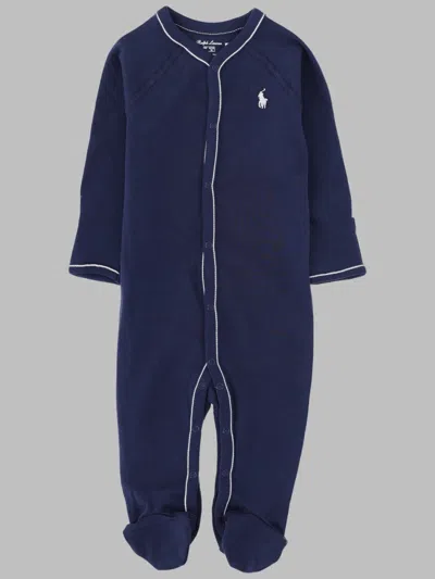 Polo Ralph Lauren Solid-one Piece-coverall In Blue