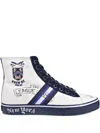 Polo Ralph Lauren Solomon Collegiate Hi-tops Sneakers In Animal Print