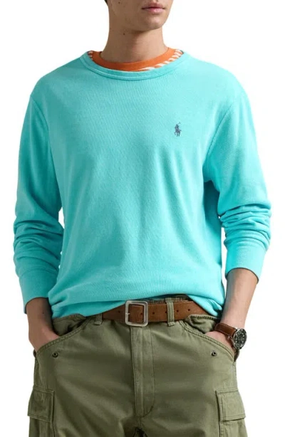 Polo Ralph Lauren Spa French Terry Sweatshirt In Blue