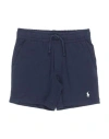 Polo Ralph Lauren Spa Terry Short Toddler Boy Shorts & Bermuda Shorts Midnight Blue Size 4 Cotton In Blue