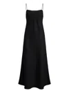 Polo Ralph Lauren Spaghetti-strap Slip Dress In Black