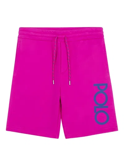 Polo Ralph Lauren Spectre Cotton Shorts In Purple