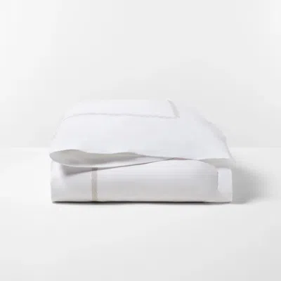 Polo Ralph Lauren Spencer Cable Embroidery Duvet Cover In Flax