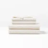 Polo Ralph Lauren Spencer Sateen Floral Sheet Set In Solid Flax