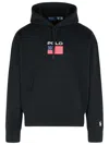 Polo Ralph Lauren 'sport' Black Cotton Blend Sweatshirt In Blue