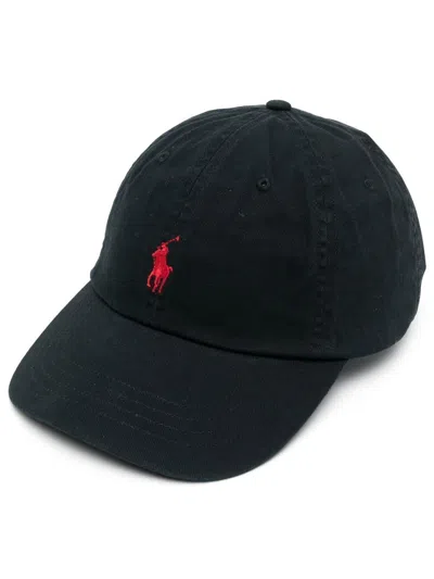 Polo Ralph Lauren Sport Cap In Black