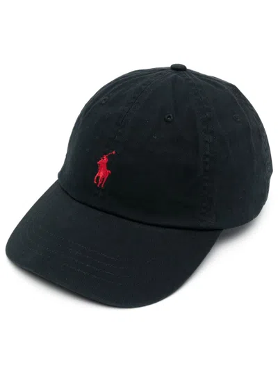 Polo Ralph Lauren Classic Logo Icon Baseball Hat In Black At Urban Outfitters