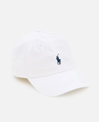 Polo Ralph Lauren Embroidered Logo Cap-hat In White