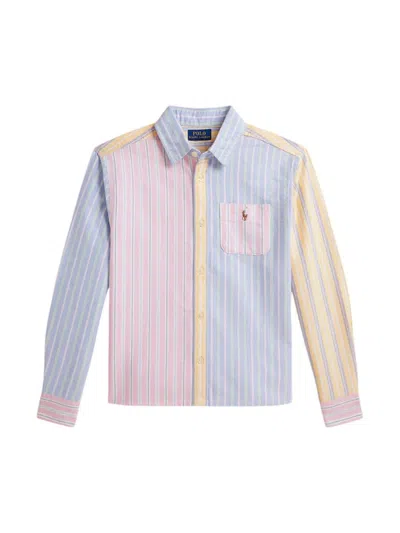Polo Ralph Lauren Kids' Sport Logo Shirt In Multi