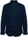 Polo Ralph Lauren Core Replen Stretch Cotton Shirt In Blue