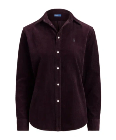Polo Ralph Lauren Sport Shirt In Purple