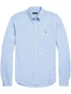 Polo Ralph Lauren Slim Fit Oxford Shirt In Blue