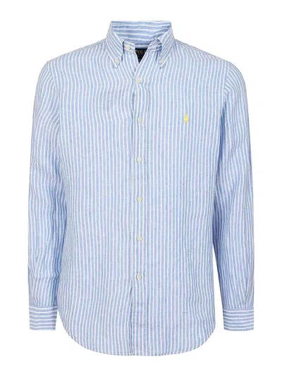 Polo Ralph Lauren Sport Shirt In Light Blue