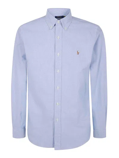 Polo Ralph Lauren Sport Shirt Long Sleeve In Blue
