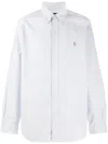 Polo Ralph Lauren Sport Shirt Long Sleeve In Blue