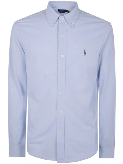 Polo Ralph Lauren Sport Shirt Long Sleeve Clothing In Blue