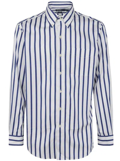 Polo Ralph Lauren Sport Shirt Long Sleeve Clothing In White