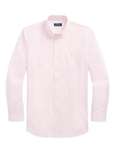 Polo Ralph Lauren Sport Shirt Long Sleeve In Pink