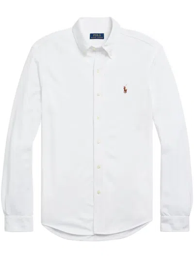 Polo Ralph Lauren Sport Shirt Long Sleeve In White
