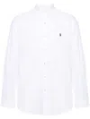 Polo Ralph Lauren Polo Pony-embroidered Long-sleeve Shirt In White