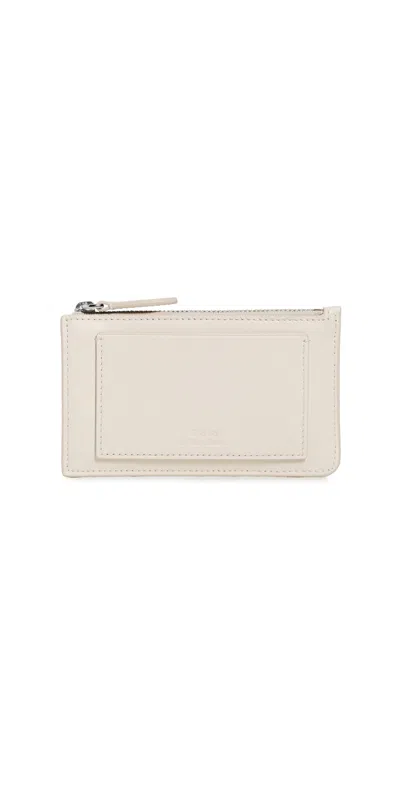 Polo Ralph Lauren Spring Bea Zip Card Case Cream In White