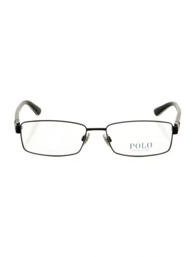 Pre-owned Polo Ralph Lauren Square Eyeglasses In Black