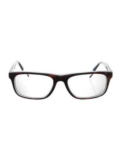 Pre-owned Polo Ralph Lauren Square Eyeglasses In Brown