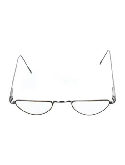 Pre-owned Polo Ralph Lauren Square Eyeglasses In Silver