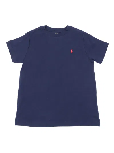 Polo Ralph Lauren Kids' Ss Cn-tops-t-shirt In Blue