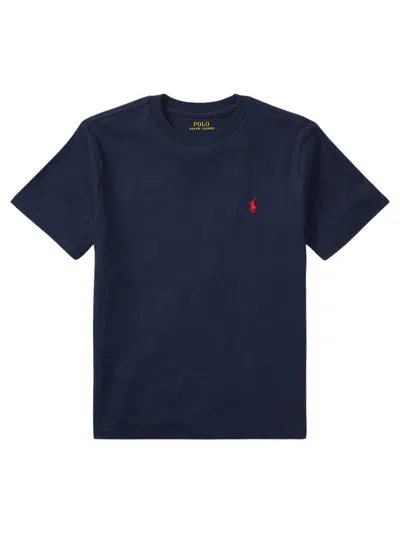 Polo Ralph Lauren Kids' Ss Cn-tops-t-shirt In Blue