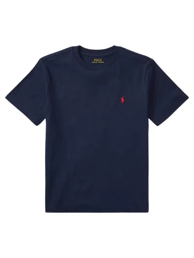 Polo Ralph Lauren Kids' Ss Cn-tops-t-shirt In Cruise Navy