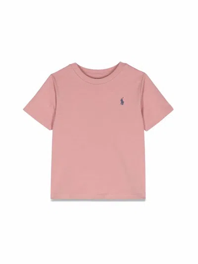 Polo Ralph Lauren Babies' Ss Cn-tops-t-shirt In Pink