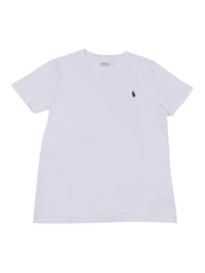 Polo Ralph Lauren Kids' Ss Cn-tops-t-shirt In White