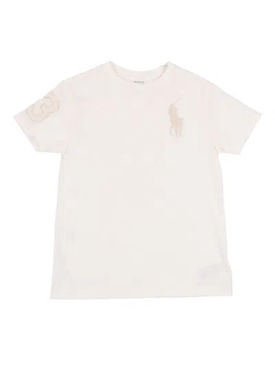 Polo Ralph Lauren Ss Cn-tops-t-shirt In Neutral