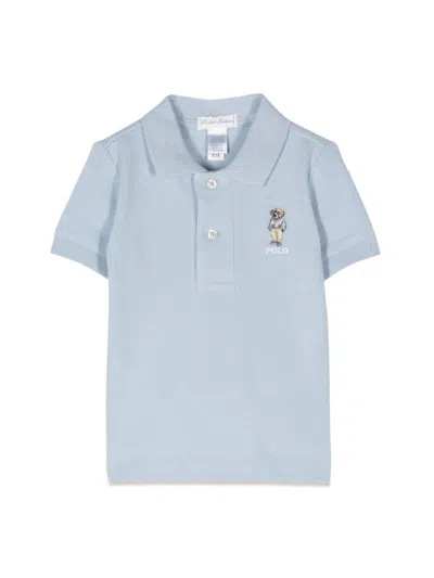 Polo Ralph Lauren Babies' Ss Kc M1-knit Shirts-polo Shirt In Blue