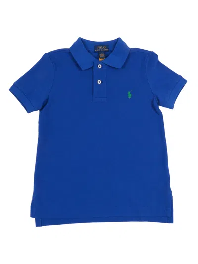 Polo Ralph Lauren Ss Kc-tops-knit In Blue