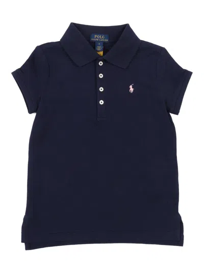 Polo Ralph Lauren Ss Polo Shir-tops-knit In Blue