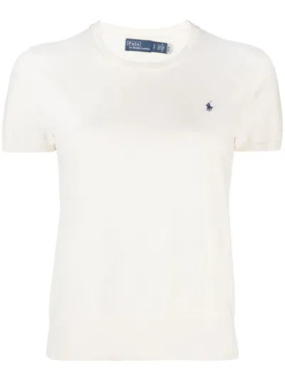 Polo Ralph Lauren Ss Short Sleeve Pullover In White