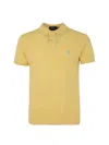 Polo Ralph Lauren Sskcslim1 Short Sleeve Knit Clothing In Yellow