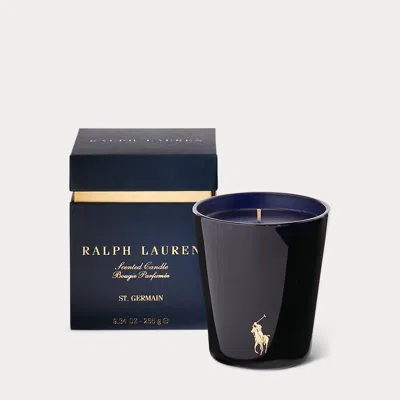 Polo Ralph Lauren St. Germain Candle In Navy / Gold