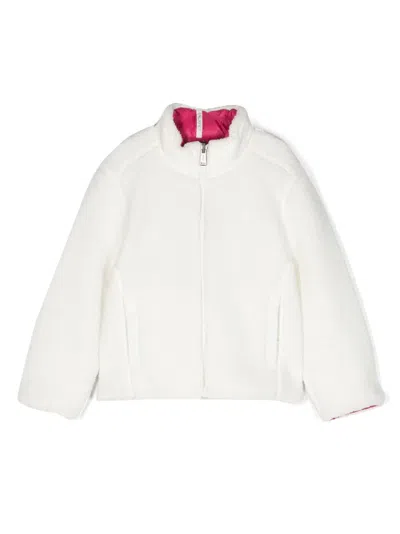 Polo Ralph Lauren Kids' Stand-up Collar Reversible Jacket In White