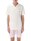 Polo Ralph Lauren Standard Fit Cotton-linen Polo Shirt In White