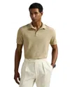 Polo Ralph Lauren Standard Fit Honeycomb Mesh Polo Shirt In Brown