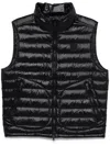 Polo Ralph Lauren Glossed Down Gilet In Black