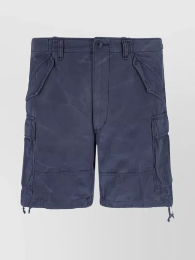 Polo Ralph Lauren Straight Cargo Shorts Adjustable Waist In Blue